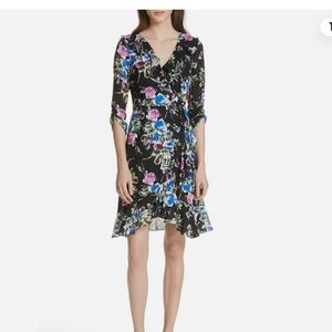 Milly Audrey silk wrap dress size 8